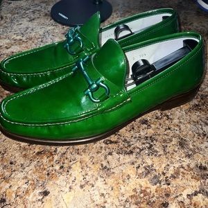 Men’s Green Salvatore Ferragamo Size 10.5
